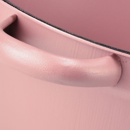 Product Bucket with handles metal planter pink Ø22.5cm H10.5cm