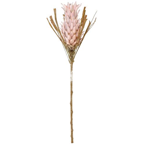 Product Exotic artificial flower pink large pineapple blossom 74cm