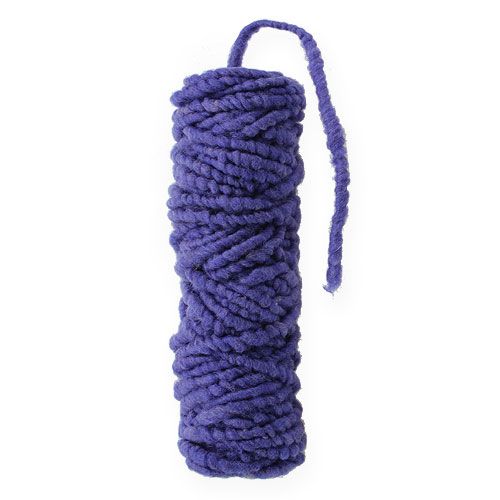 Floristik24 Felt cord Velcro Mirabell 25m Violet