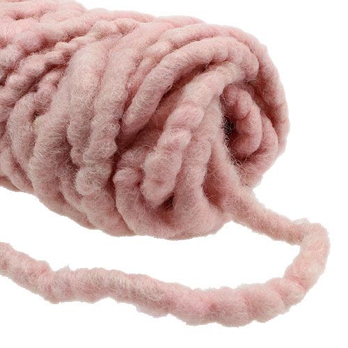 Product Felt Cords Velcro Mirabell 25m Pink