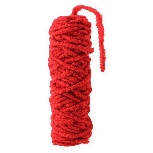 Product Felt cord Velcro Mirabell 25m red