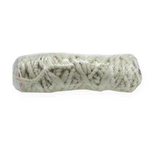 Product Felt Cord Flausch Mirabell 25m White