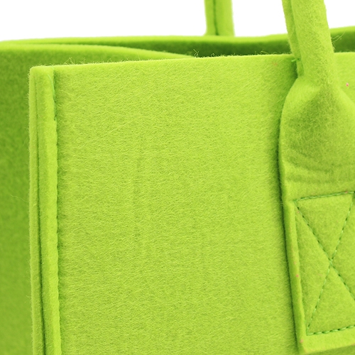 Floristik24 Felt bag apple green 38x20x24cm