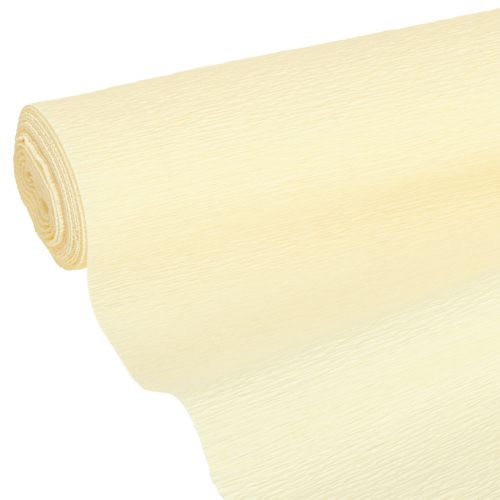 Floristik24 Florist crepe paper, champagne color, 50 x 250 cm, 5 pieces