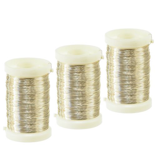 Product Florist wire myrtle wire champagne 0.30mm 100g 3 pcs