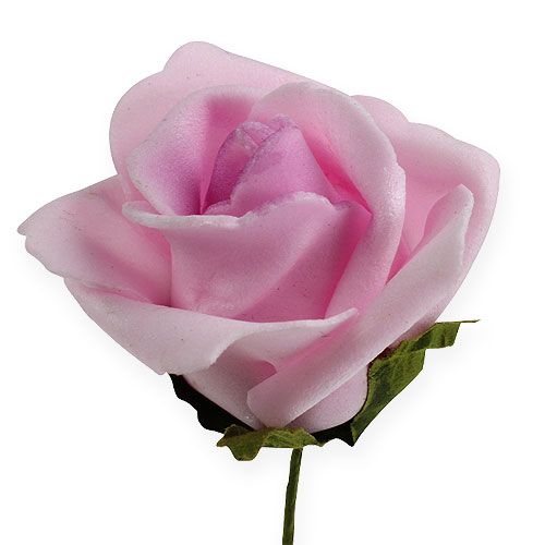 Floristik24 Foam rose Ø4.5cm light purple 36p
