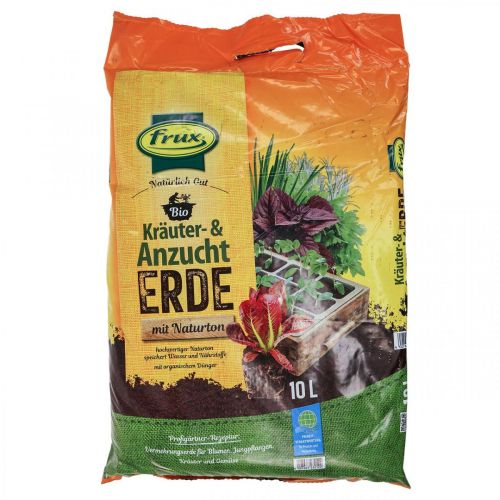 Floristik24 Frux organic herbal soil, cultivation soil, sowing soil 10L