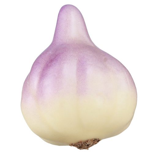 Product Vegetable Decoration Garlic Yellow Purple in Net Ø4.5cm 12 pcs