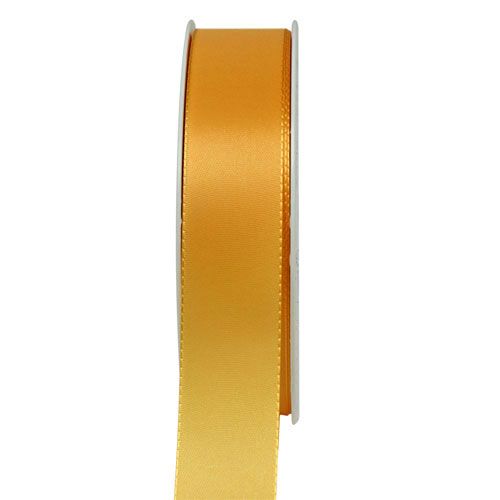 Floristik24 Gift and decoration ribbon 25mm x 50m Orange