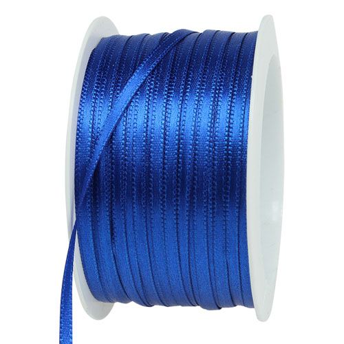 Floristik24 Gift ribbon blue 3mm 50m