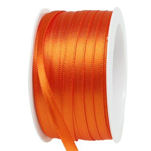 Product Gift and decoration ribbon 6mm x 50m orange