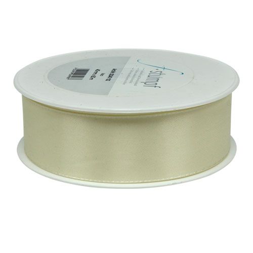 Floristik24 Gift and decoration ribbon cream 40mm 50m