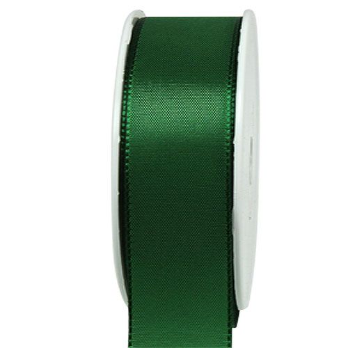 Floristik24 Gift and decoration ribbon 40mm x 50m dark green