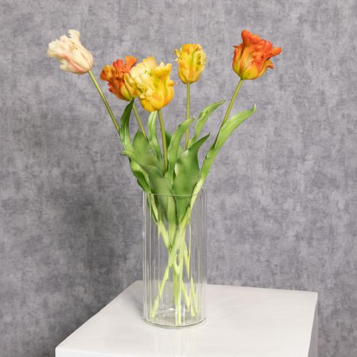 Product High-quality glass vase for decorative arrangement in modern homes, 24cm