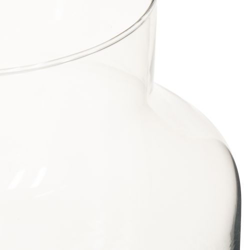 Product Glass Vase Round Flower Vase Large 100% Recycled Glass H20 Ø17cm