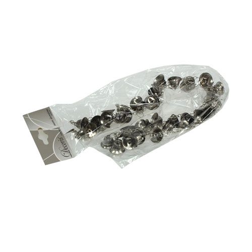 Floristik24 Bells Chain Silver 1m