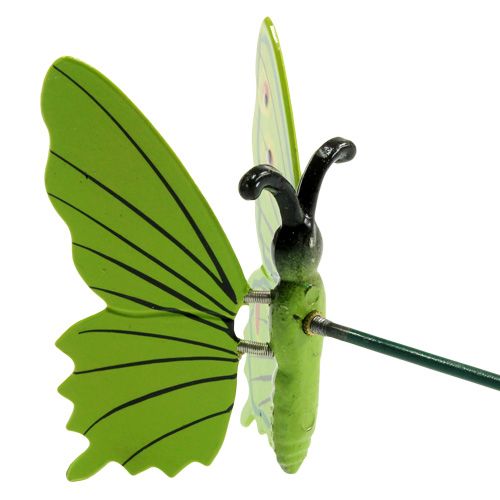 Product Butterfly on the stick 17cm green