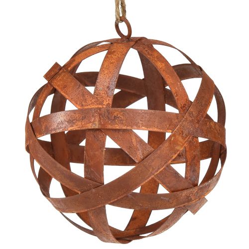 Floristik24 Rusty metal ball Ø15cm garden balls for outdoors 2pcs
