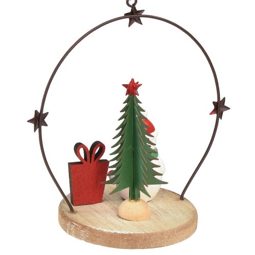 Product Decoration hanger Santa Claus snowman star H13cm 2pcs