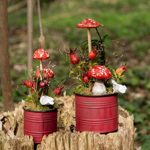 Product Rosehip Decoration Red Rosehip Branches Artificial 48cm 3pcs