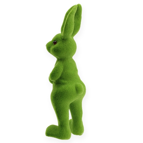 Floristik24 Deco bunny green standing 20cm 4pcs