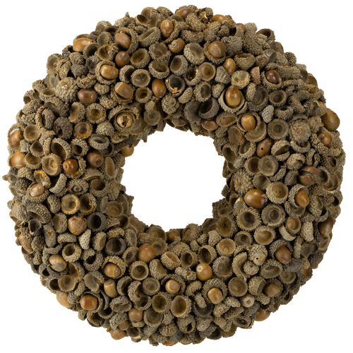 Floristik24 Autumn decoration wreath made of acorns natural wreath Ø30cm