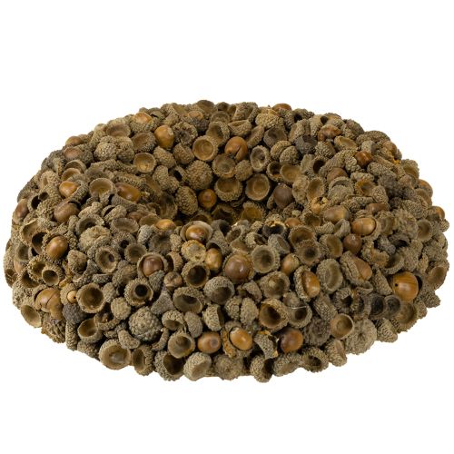 Product Autumn decoration wreath made of acorns natural wreath Ø30cm