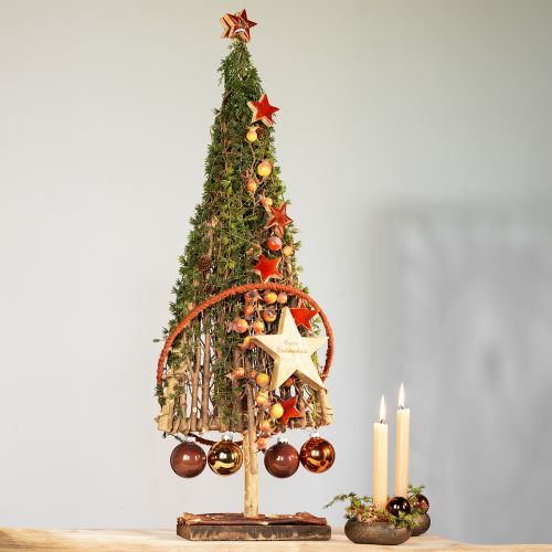 Floristik24 Wooden Christmas tree decoration wooden decoration natural branches vines 25x10x50cm