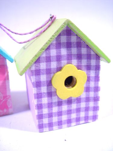 Birdhouses for hanging 9cm 6pcs. sort | Floristik24.co.uk