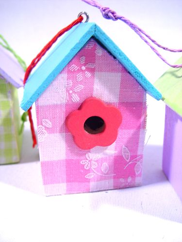 Birdhouses for hanging 9cm 6pcs. sort | Floristik24.co.uk