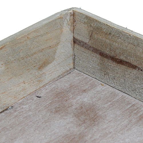 Product Wooden tray gray 30cmx30cm