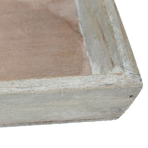 Floristik24 Wooden tray gray 57cm x 17cm
