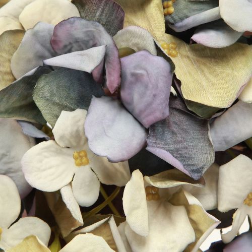 Product Hydrangea wreath decorative wreath artificial flowers blue Ø30cm