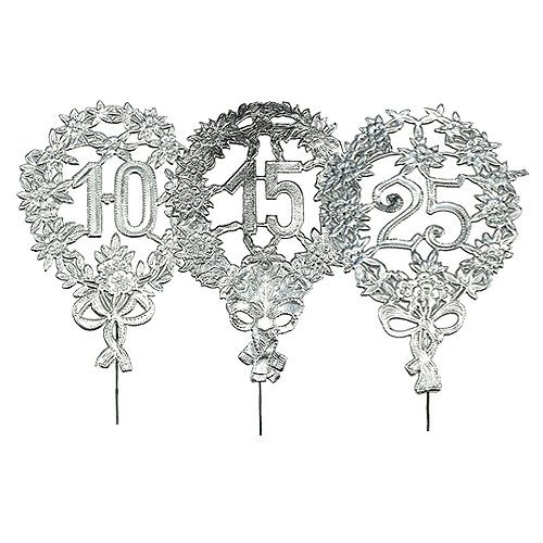 Product Anniversary numbers silver