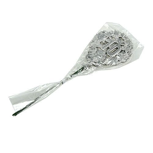 Product Anniversary number 10 silver Ø8cm 10pcs