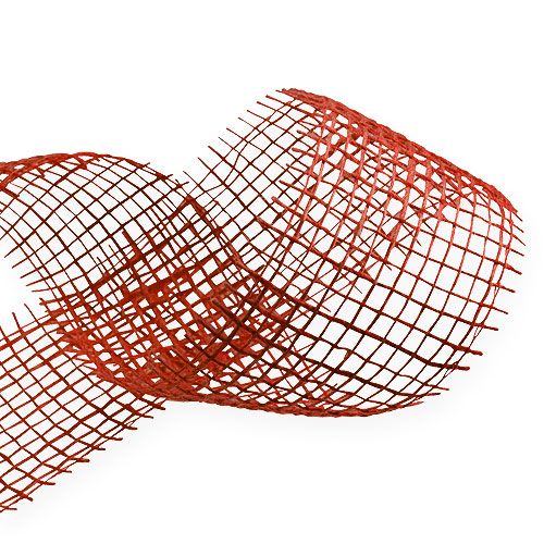 Product Jute ribbon red 5cm 40m