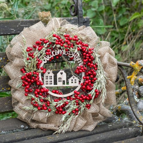 Floristik24 Jute Ribbon Natural 5cm 40m