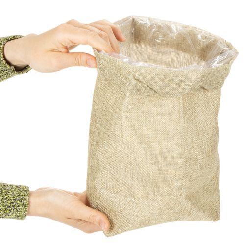 Jute bag 20×10cm H30cm Gift bag | Floristik24.co.uk