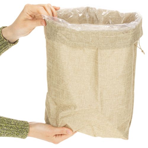 Jute bag 28×10cm H40cm | Floristik24.co.uk