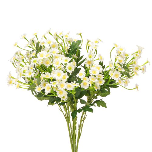 Chamomile Artificial Meadow Flowers White 58cm 4pcs