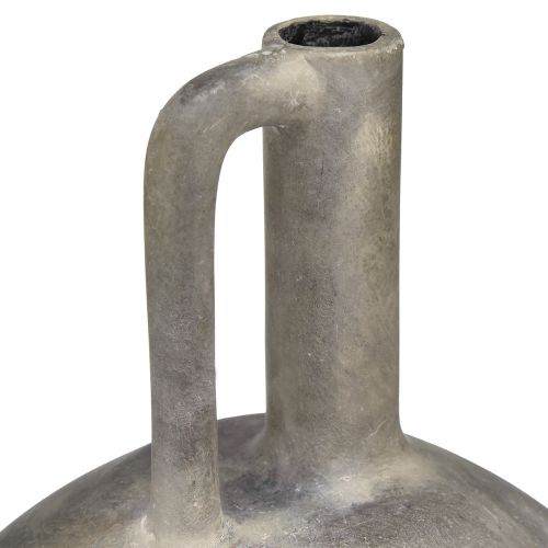 Product Ceramic vase jug antique look ceramic grey rust H27cm