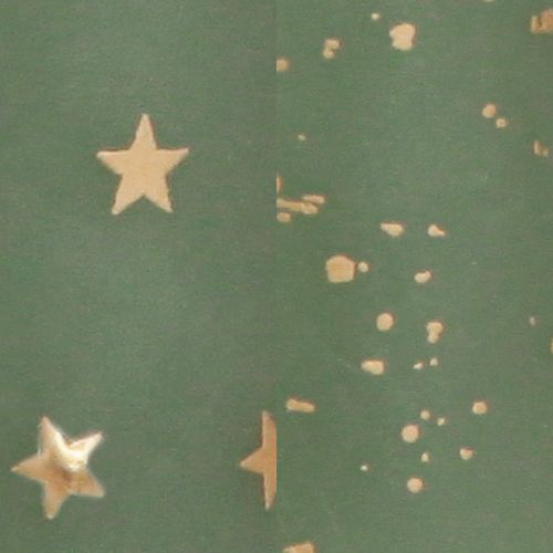 Product Candle as a Christmas tree Christmas candle green gold Ø4.5cm H25cm 2pcs