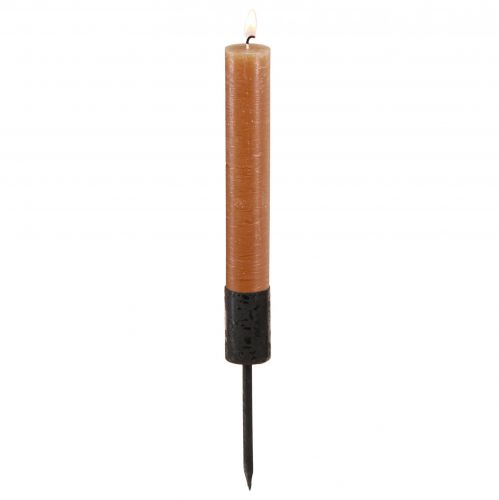 Candle holder for thick taper candles metal black Ø28mm 4pcs