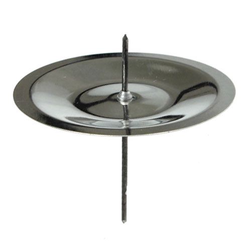 Floristik24 Candle holder with spike, silver 6 cm, 36 pcs