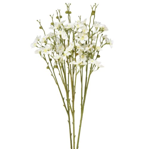 Product Cherry Blossom Branches Artificial Cherry Blossoms White 75cm 3 pcs