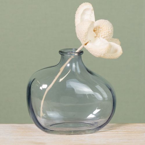 Product Small glass vase clear modern mini vase glass 11×6×10cm 3pcs