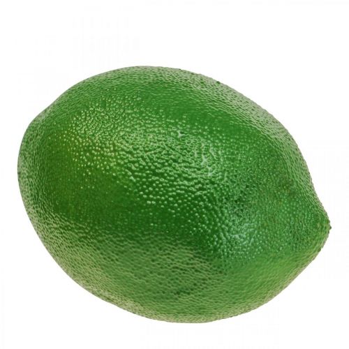 Floristik24 Artificial lime deco fruit Artificial fruit Ø6cm L9cm