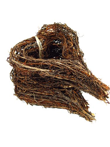 Floristik24 Branch wreath in heart shape 20x25cm 4 pcs natural