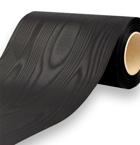 Floristik24 Wreath ribbon black 175mm 25m