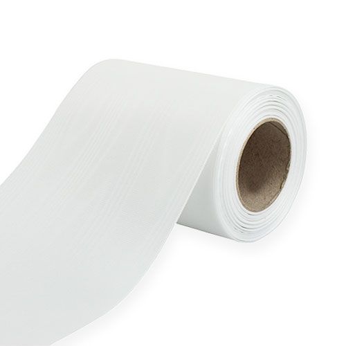 Floristik24 Wreath ribbon white 125mm 25m